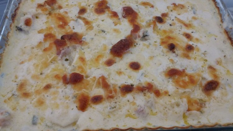 Receita de Batata Gratinada